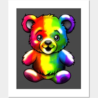 Pride gummy bear Posters and Art